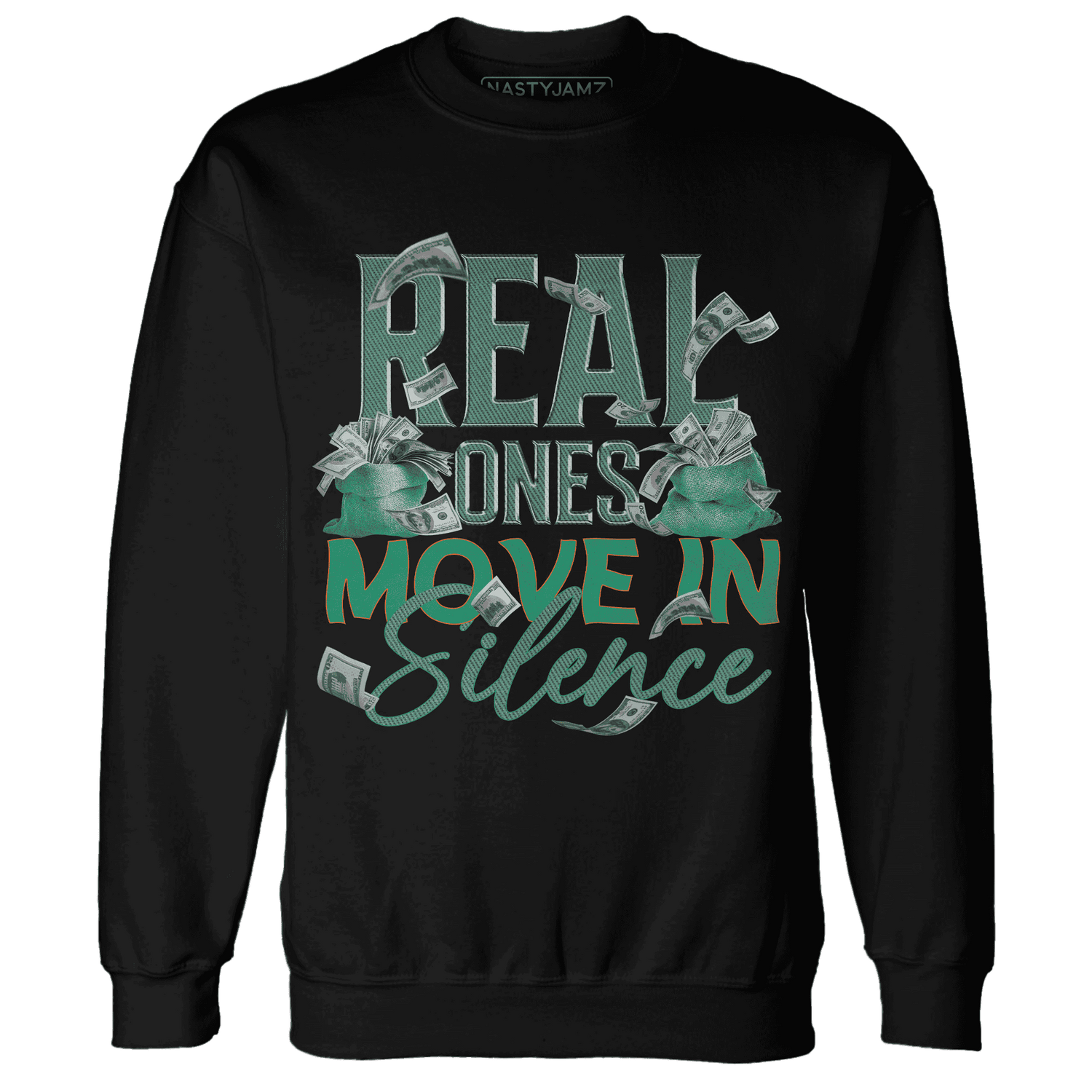 Nina CN Abney 3s Sweatshirt Match Move In Silence Money - NastyJamz