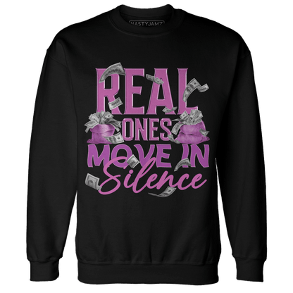 GS Hyper Violet 4s Sweatshirt Match Move In Silence Money - NastyJamz