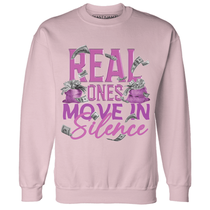 GS Hyper Violet 4s Sweatshirt Match Move In Silence Money - NastyJamz