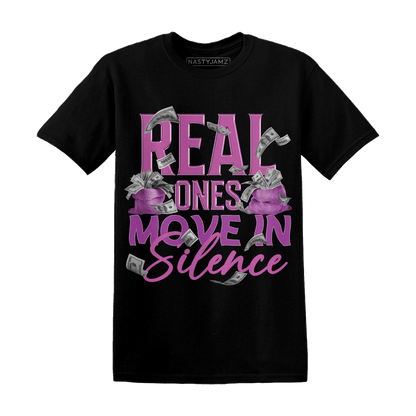 GS Hyper Violet 4s T Shirt Match Move In Silence Money - NastyJamz
