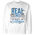 Industrial Blue 4s Sweatshirt Match Move In Silence Money - NastyJamz