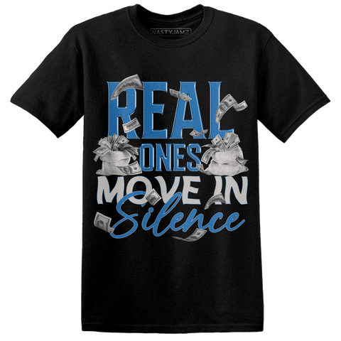 Industrial-Blue-4s-T-Shirt-Match-Move-In-Silence-Money