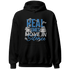 Industrial Blue 4s Hoodie Match Move In Silence Money - NastyJamz