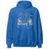 Industrial Blue 4s Hoodie Match Move In Silence Money - NastyJamz