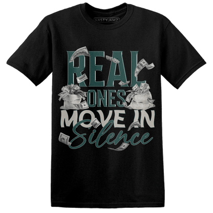 Oxidized Green 4s T Shirt Match Move In Silence Money - NastyJamz