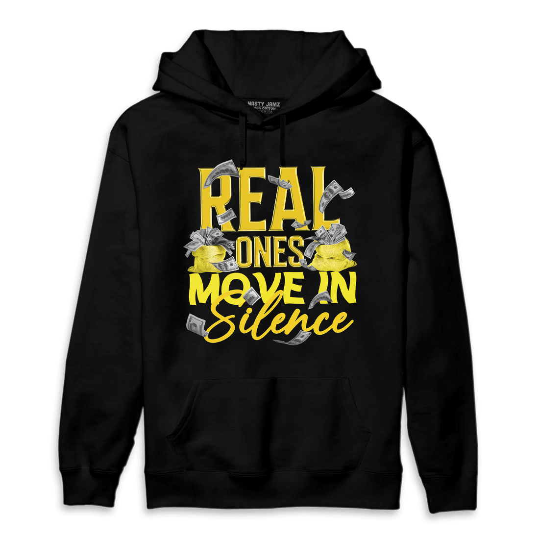 Vivid Sulfur 4s Hoodie Match Move In Silence Money - NastyJamz