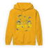 Vivid Sulfur 4s Hoodie Match Move In Silence Money - NastyJamz