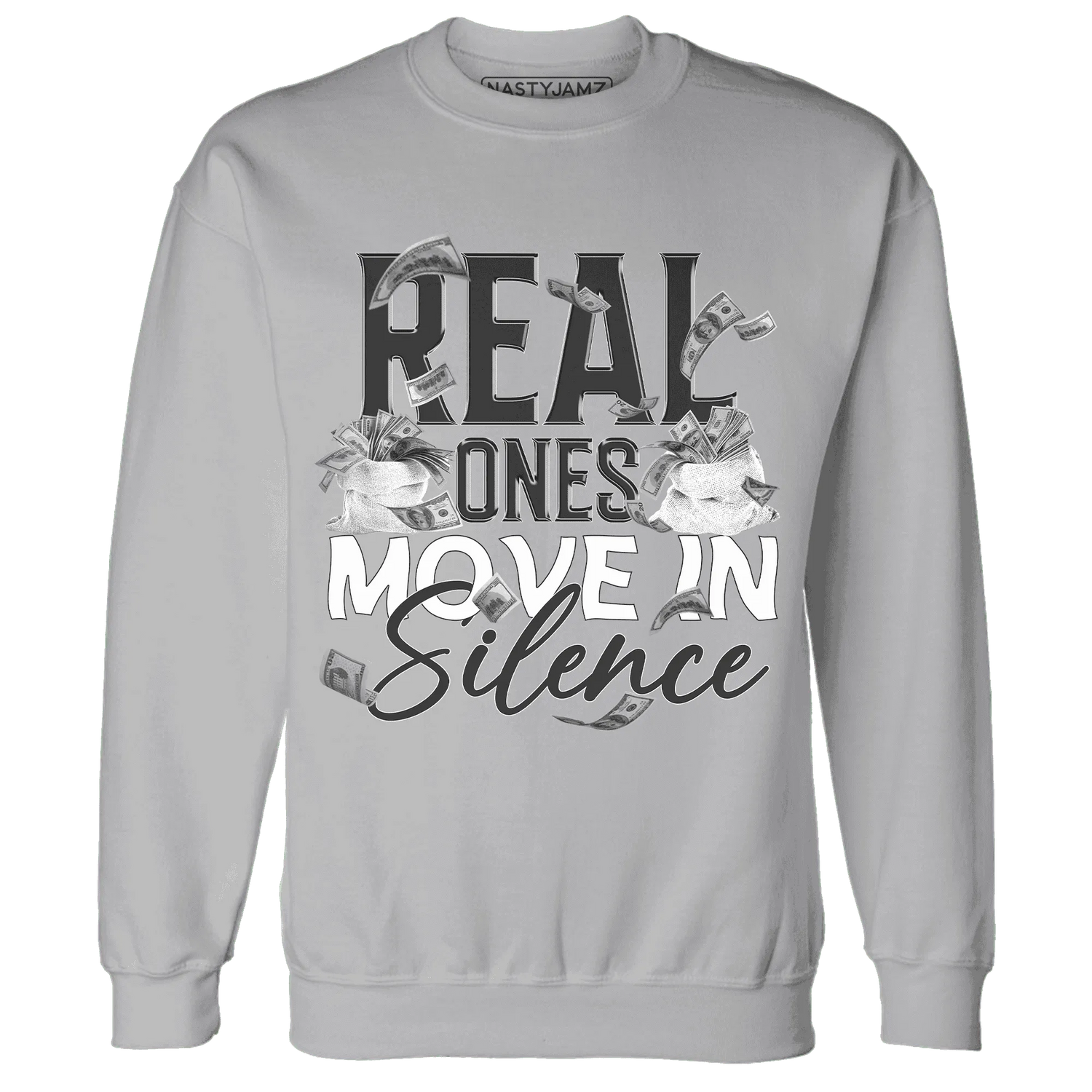 White-Thunder-4s-Sweatshirt-Match-Move-In-Silence-Money