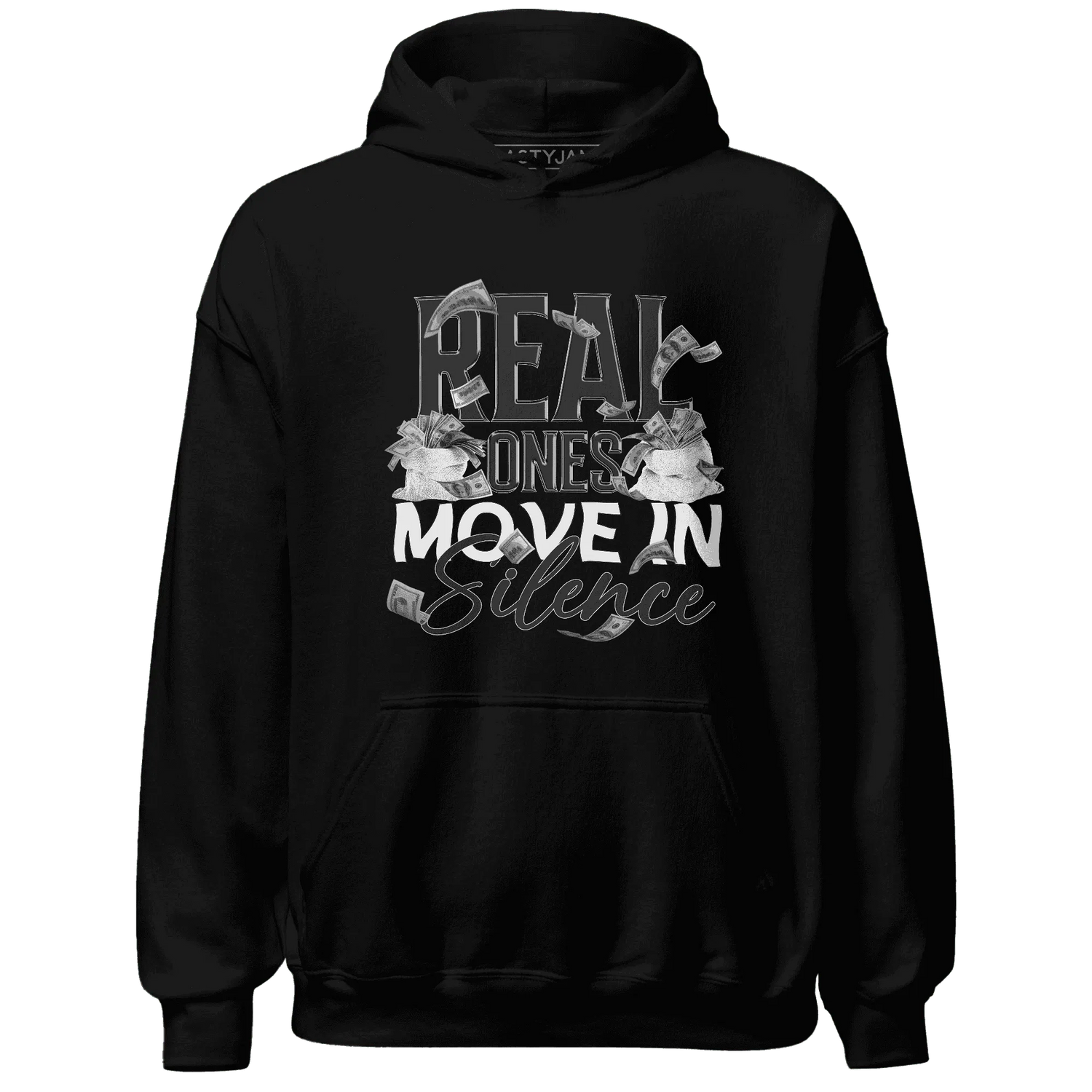 White-Thunder-4s-Hoodie-Match-Move-In-Silence-Money