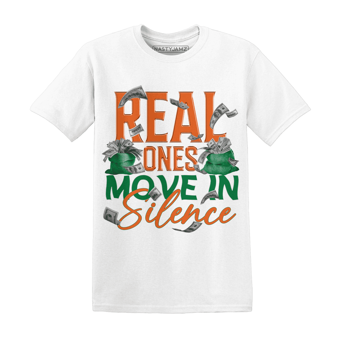 MAM Hurricanes 5s T Shirt Match Move In Silence Money - NastyJamz