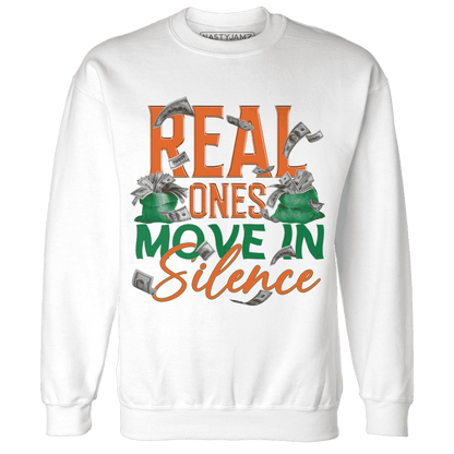 MAM Hurricanes 5s Sweatshirt Match Move In Silence Money - NastyJamz