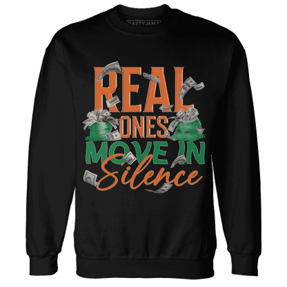 MAM Hurricanes 5s Sweatshirt Match Move In Silence Money - NastyJamz