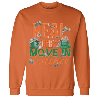 MAM Hurricanes 5s Sweatshirt Match Move In Silence Money - NastyJamz