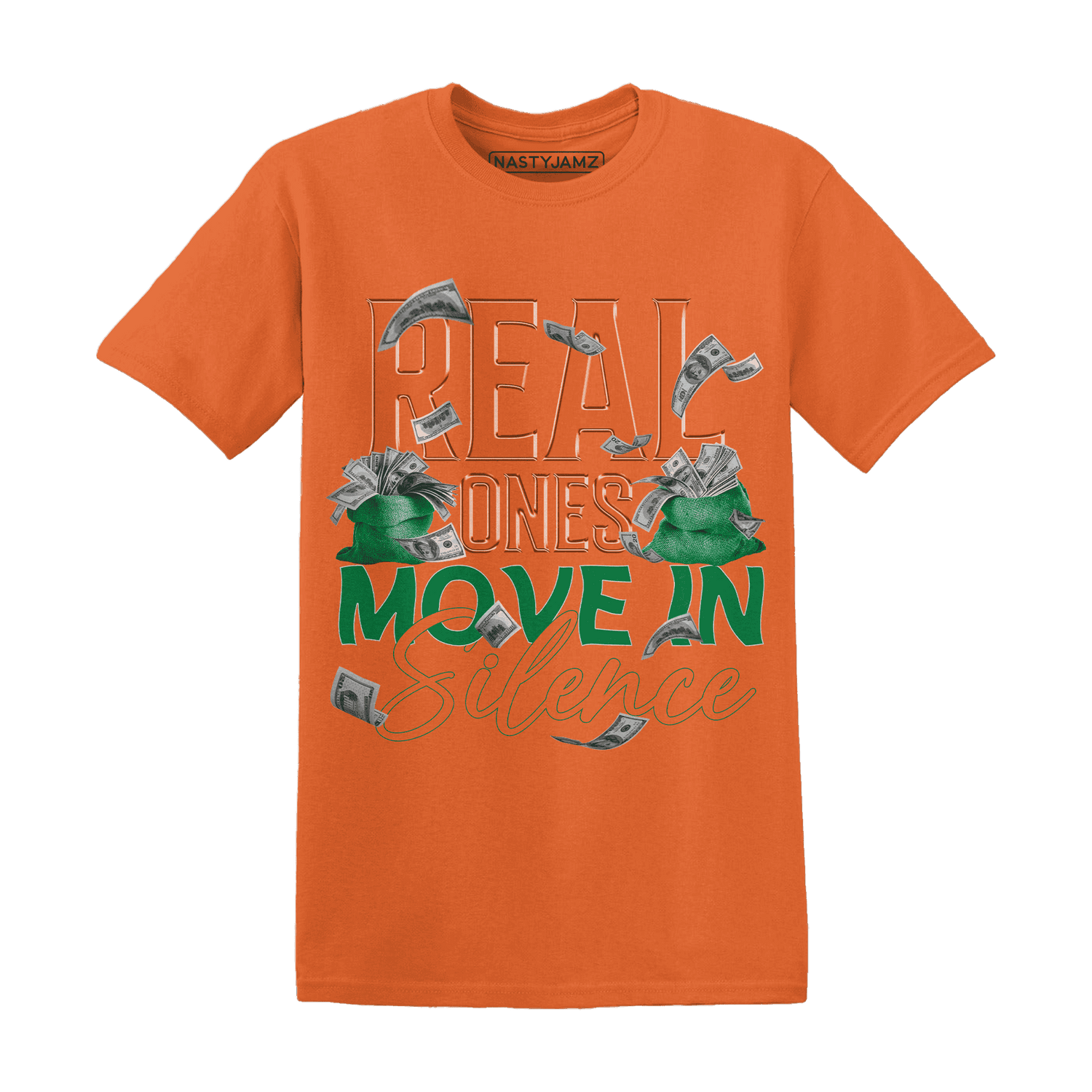 MAM Hurricanes 5s T Shirt Match Move In Silence Money - NastyJamz
