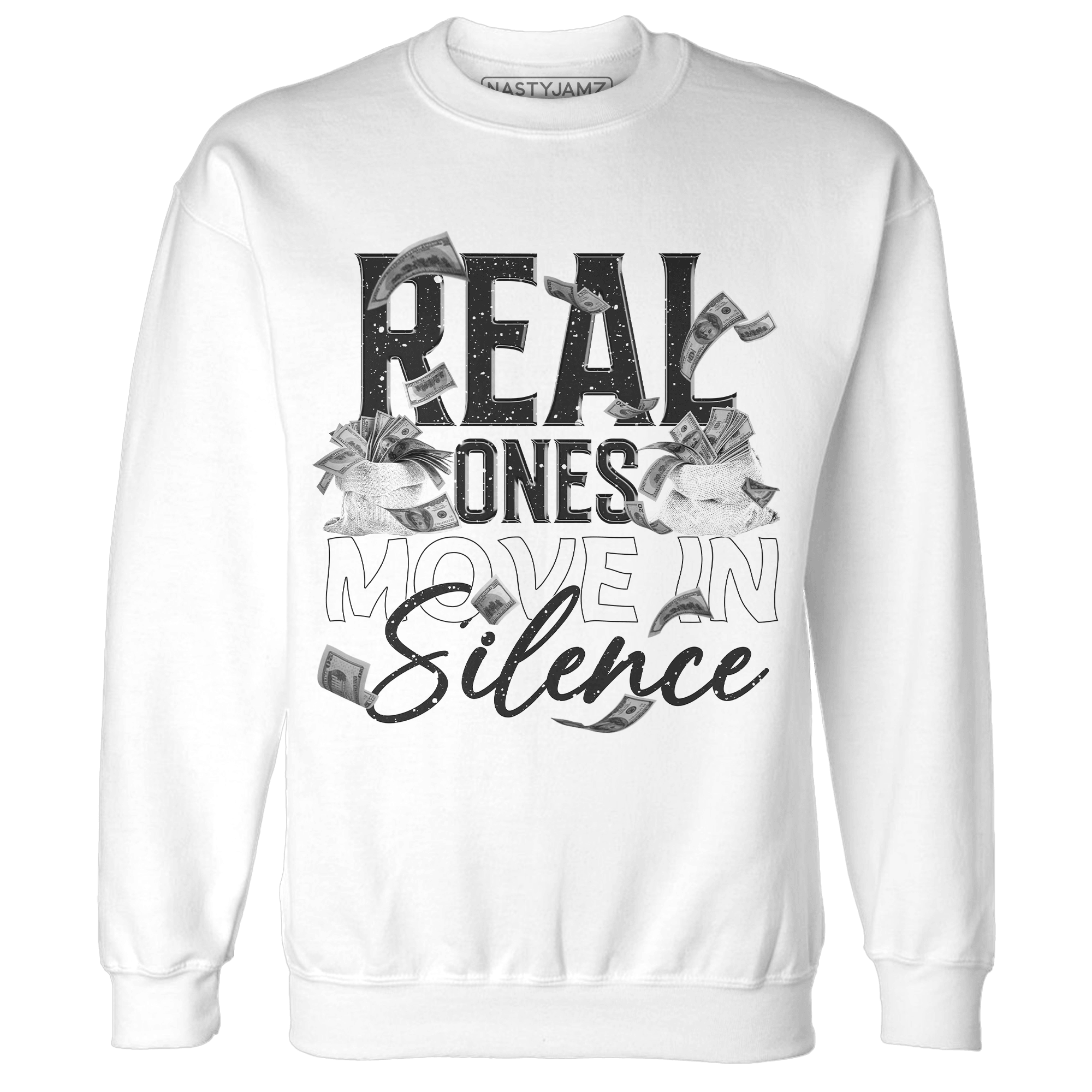 Reverse Oreo 6s Sweatshirt Match Move In Silence Money - NastyJamz