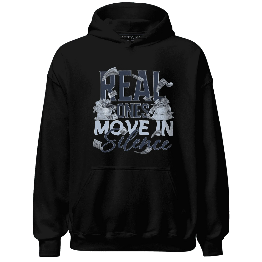 White-Navy-6s-Hoodie-Match-Move-In-Silence-Money