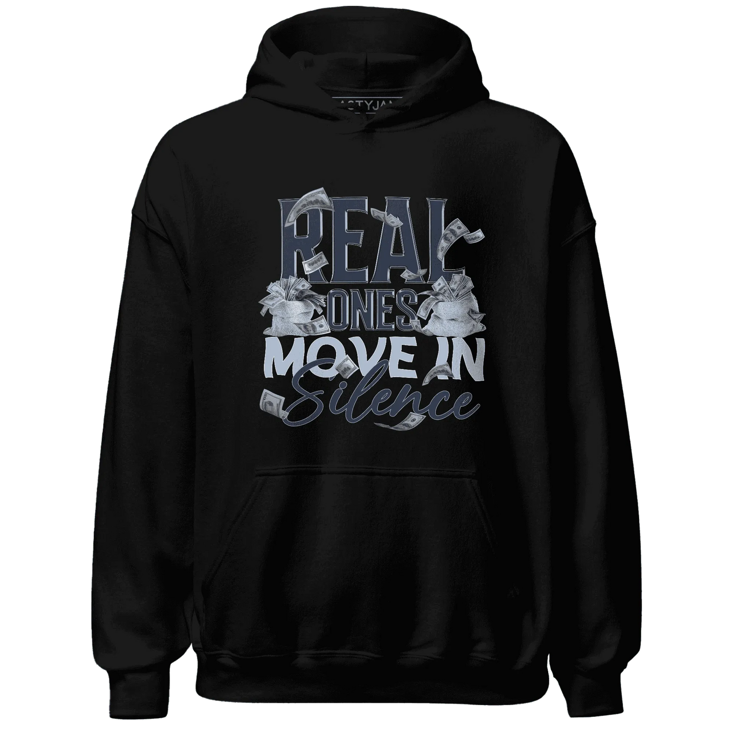 White-Navy-6s-Hoodie-Match-Move-In-Silence-Money