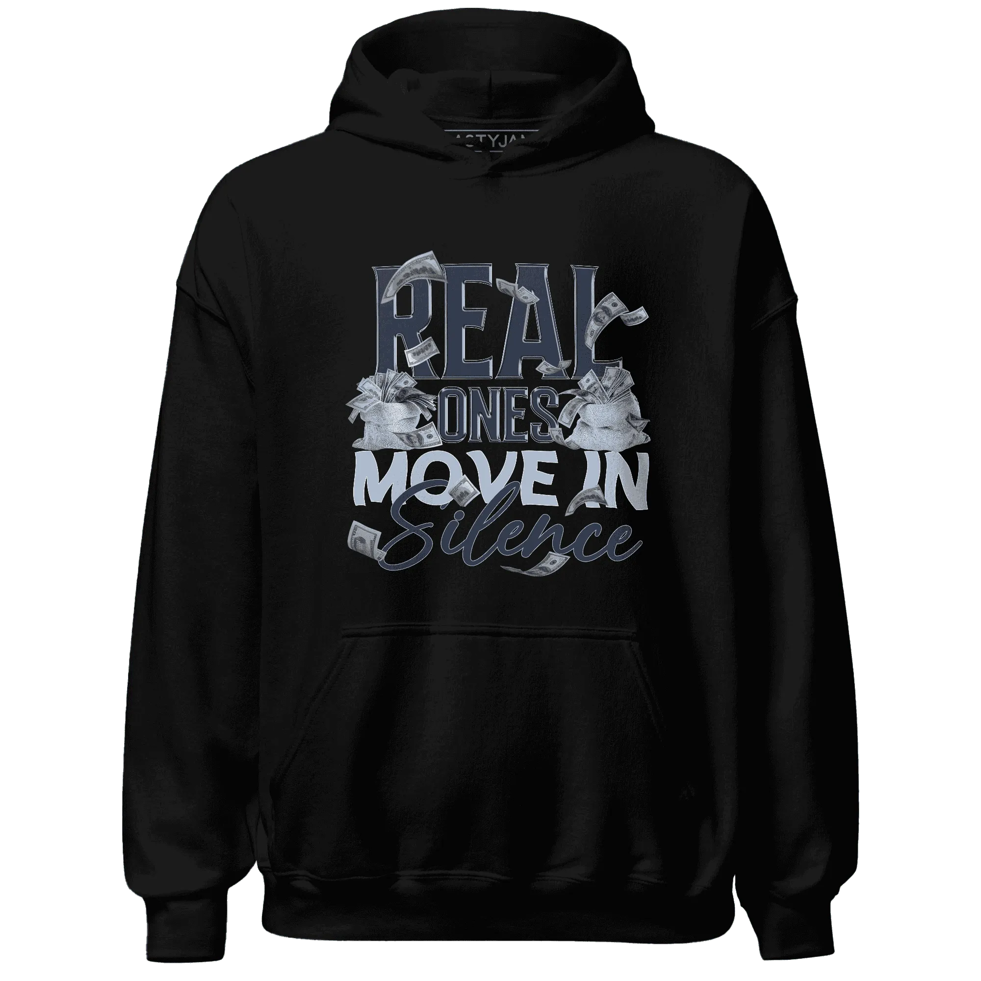 White-Navy-6s-Hoodie-Match-Move-In-Silence-Money