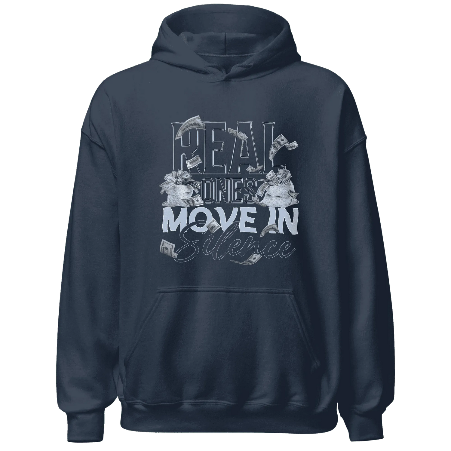 White-Navy-6s-Hoodie-Match-Move-In-Silence-Money