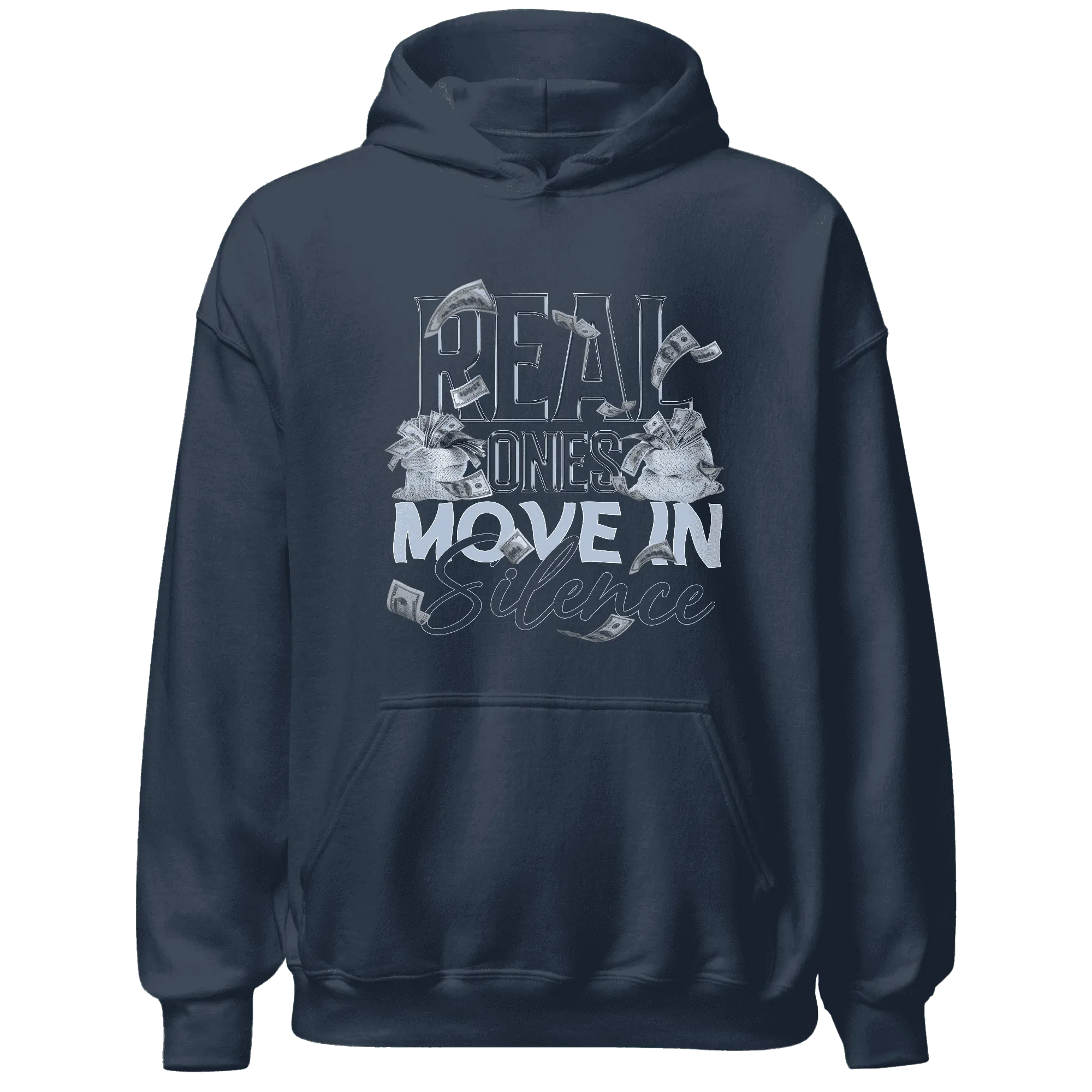 White-Navy-6s-Hoodie-Match-Move-In-Silence-Money