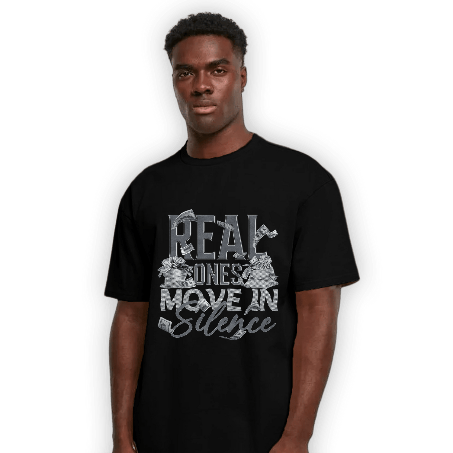 Air Max 90 Iron Grey T Shirt Match Move In Silence Money - NastyJamz