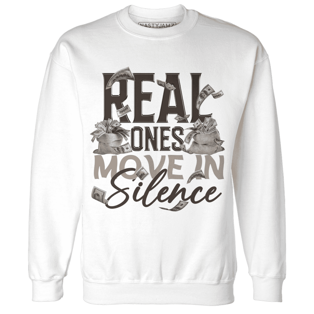 Dunk Low Baroque Brown Sweatshirt Match Move In Silence Money - NastyJamz