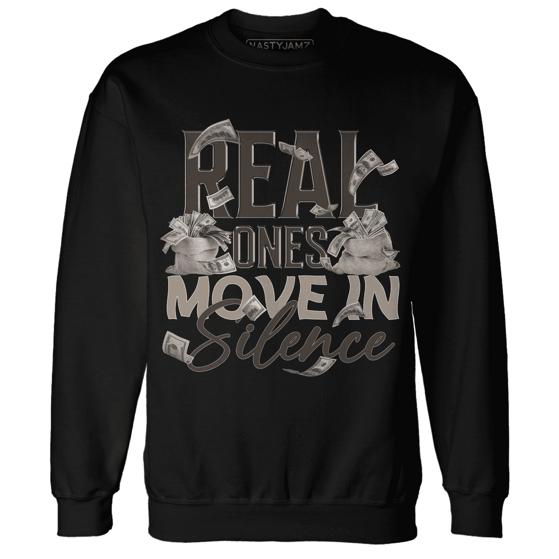 Dunk Low Baroque Brown Sweatshirt Match Move In Silence Money - NastyJamz