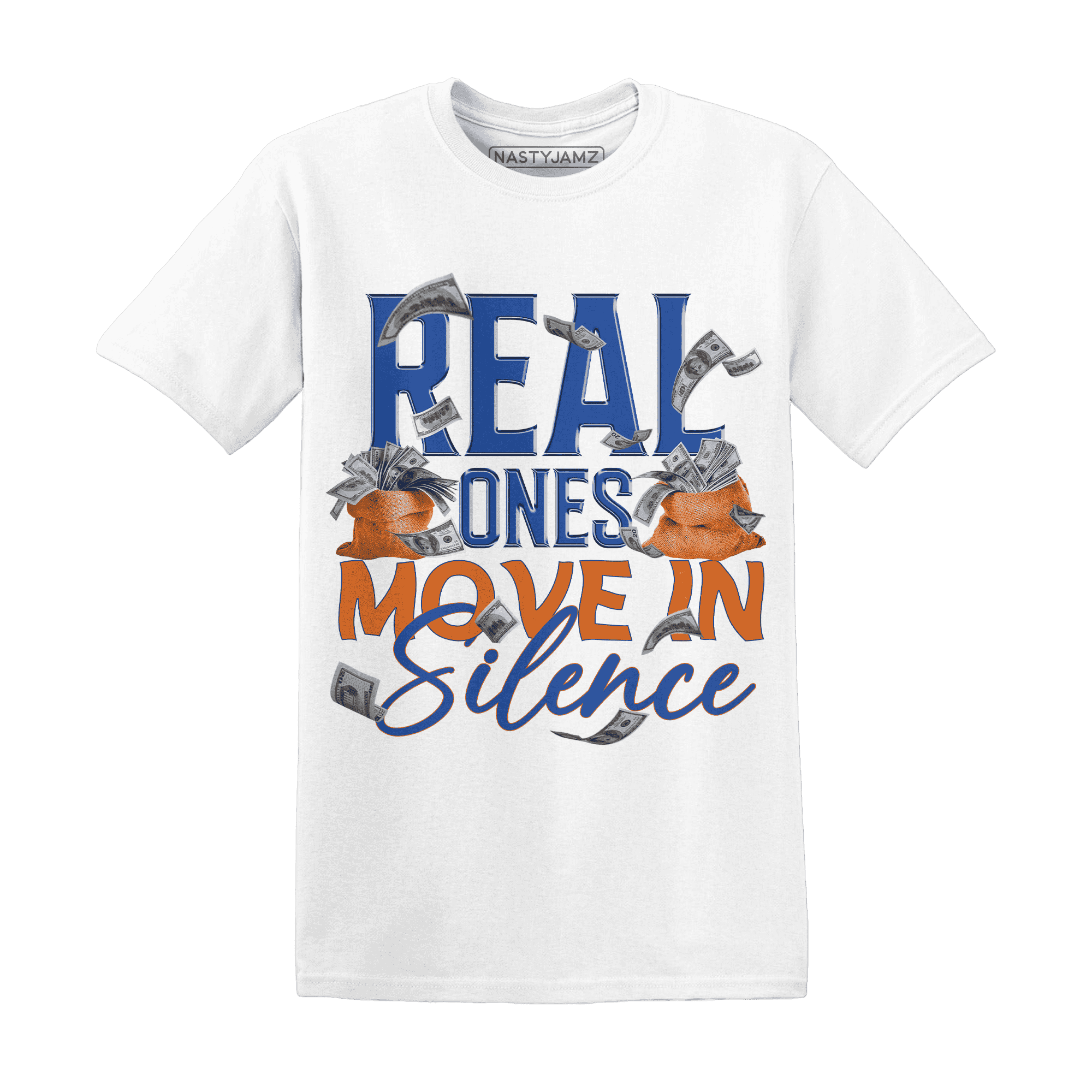 Dunk Low Knicks T Shirt Match Move In Silence Money - NastyJamz