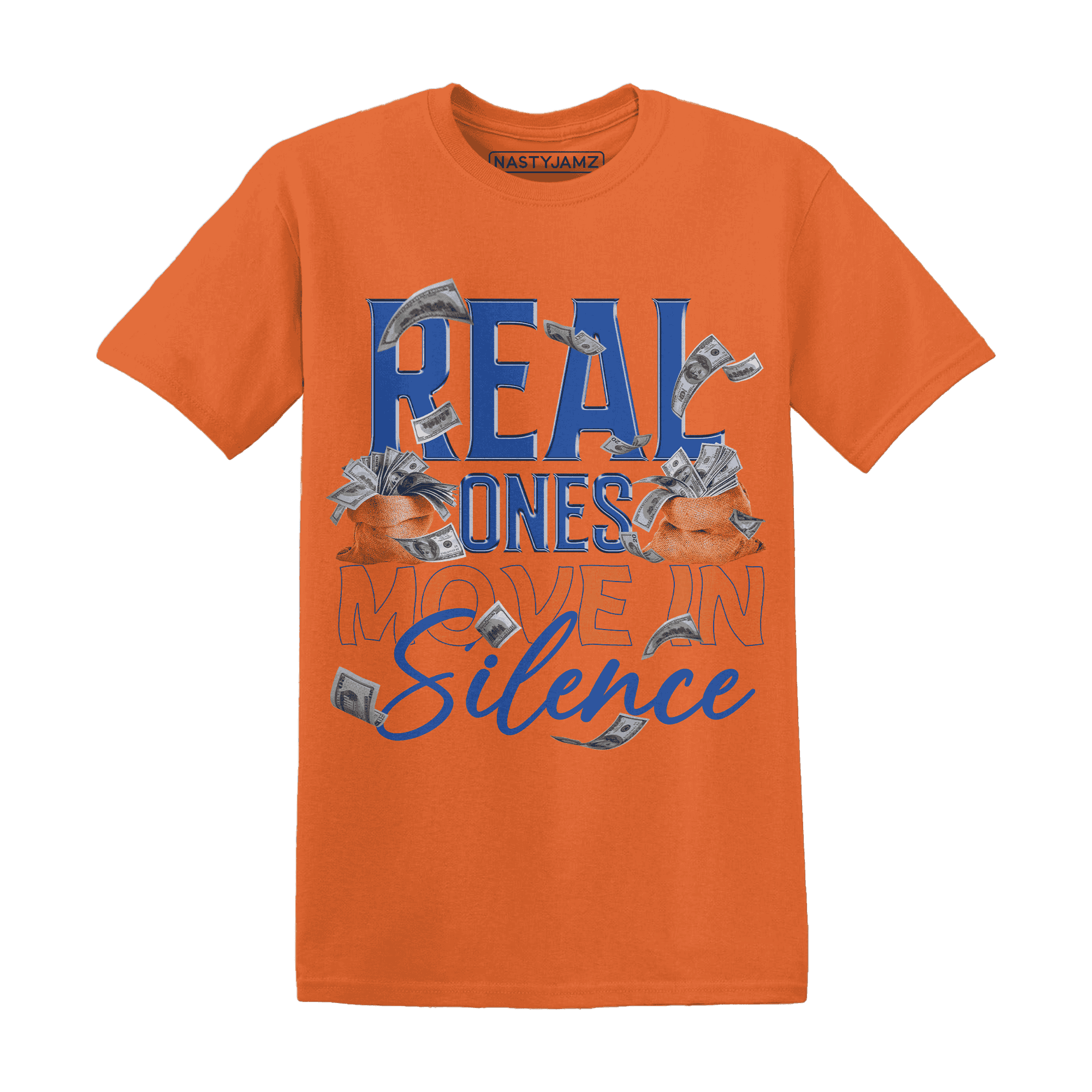 Dunk Low Knicks T Shirt Match Move In Silence Money - NastyJamz