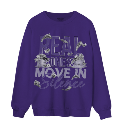 Dunk Low Plum Sweatshirt Match Move In Silence Money - NastyJamz