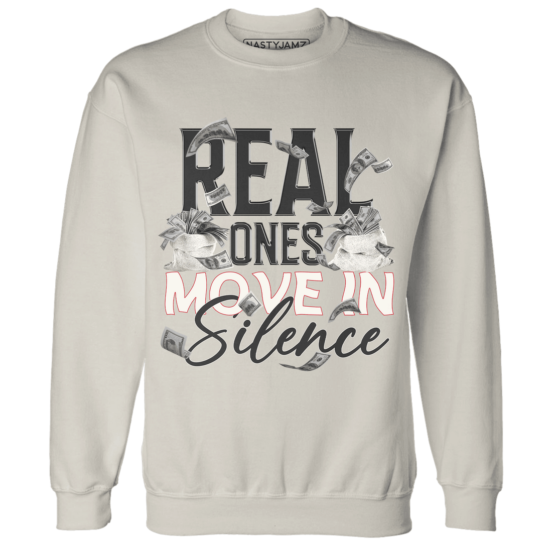 Jumman Jack University Red Sweatshirt Match Move In Silence Money - NastyJamz
