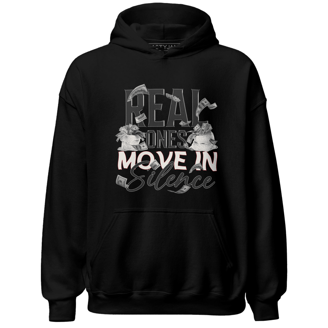 Jumman Jack University Red Hoodie Match Move In Silence Money - NastyJamz