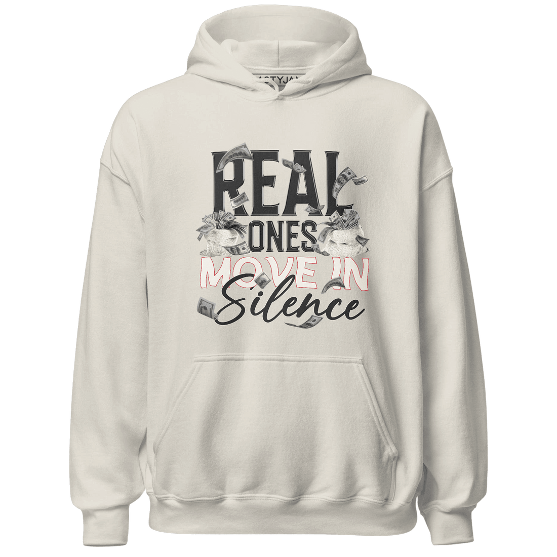 Jumman Jack University Red Hoodie Match Move In Silence Money - NastyJamz