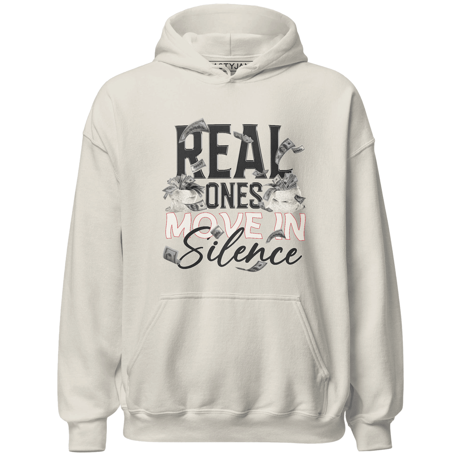 Jumman Jack University Red Hoodie Match Move In Silence Money - NastyJamz
