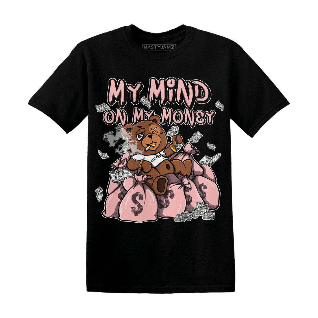 Low Legend Pink 11s T Shirt Match My Mind On My Money BER - NastyJamz