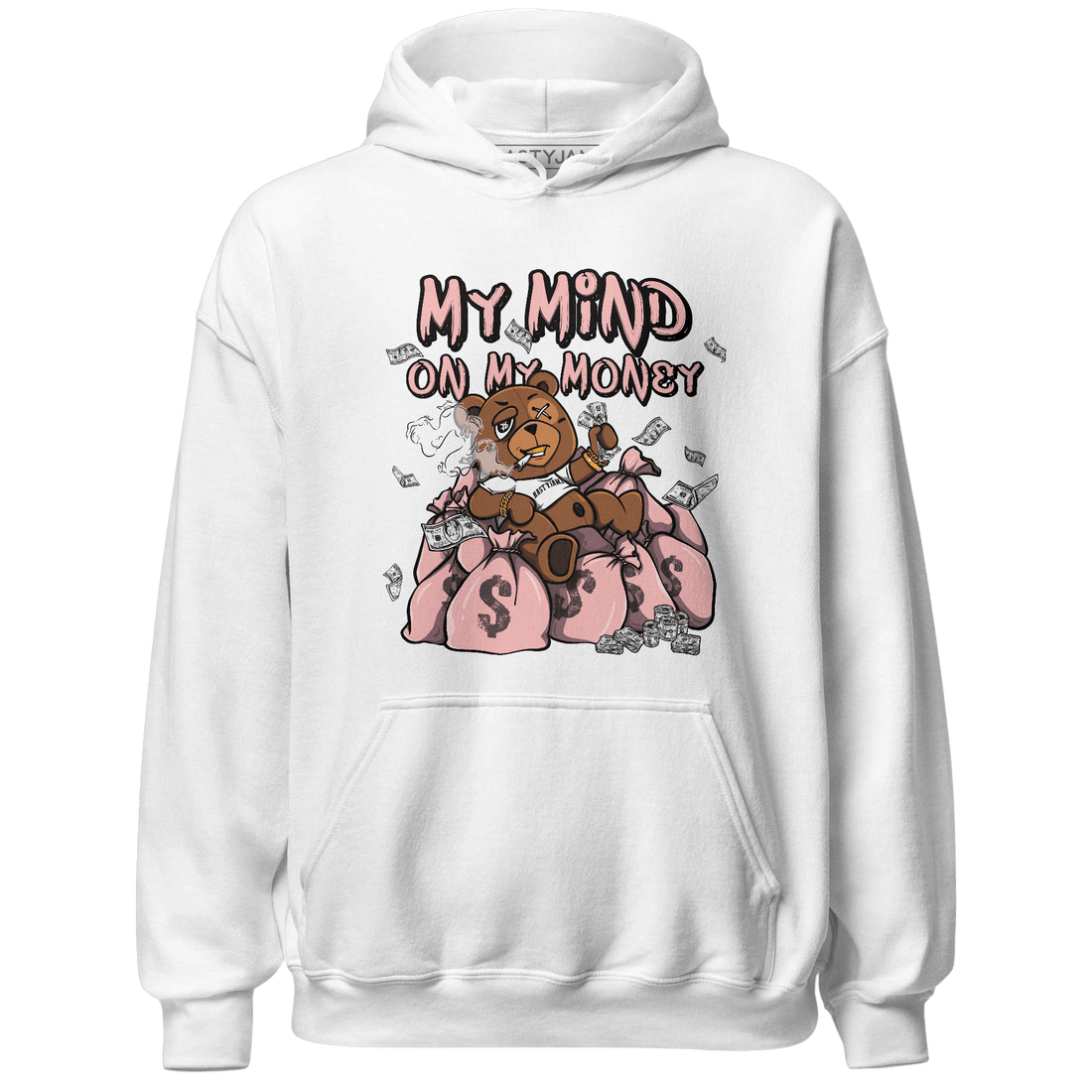 Low Legend Pink 11s Hoodie Match My Mind On My Money BER - NastyJamz