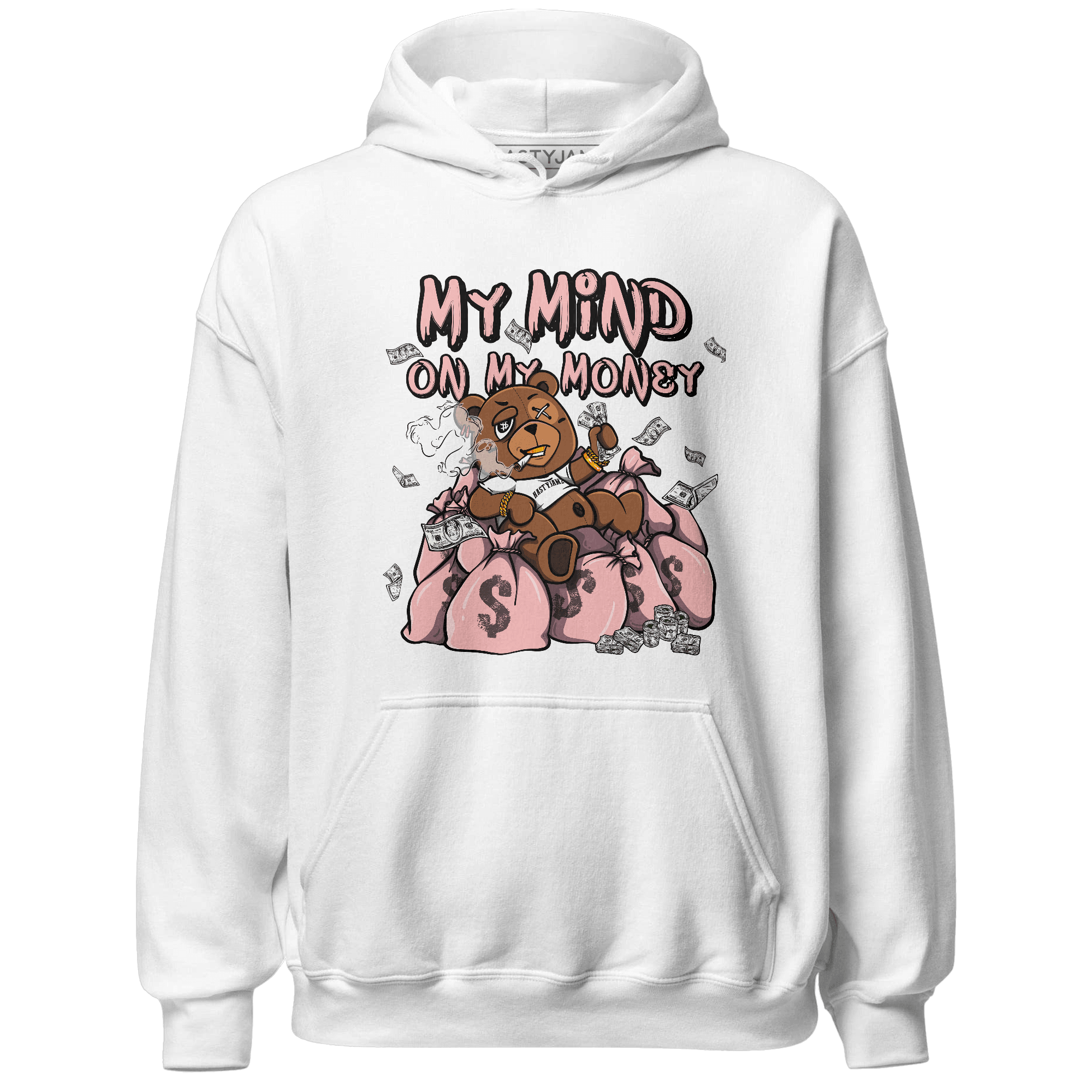 Low Legend Pink 11s Hoodie Match My Mind On My Money BER - NastyJamz