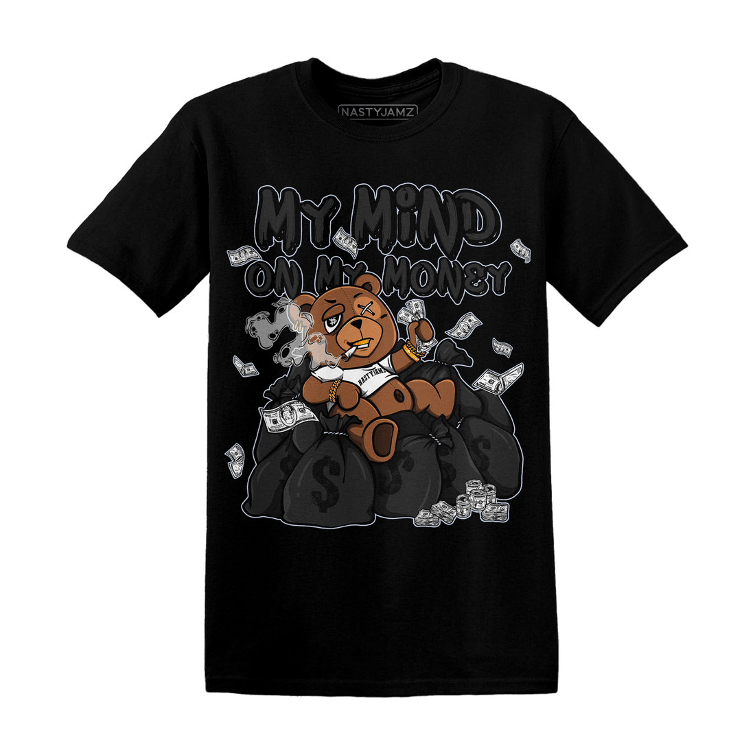 Low Space Jamz 11s T Shirt Match My Mind On My Money BER - NastyJamz