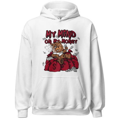 Retro Red Taxi 12s Hoodie Match My Mind On My Money BER - NastyJamz