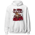 Retro Red Taxi 12s Hoodie Match My Mind On My Money BER - NastyJamz