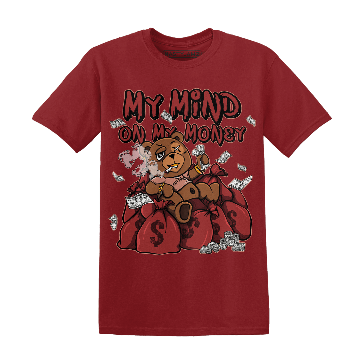 Dune Red 13s T Shirt Match My Mind On My Money BER - NastyJamz