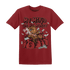 Dune Red 13s T Shirt Match My Mind On My Money BER - NastyJamz