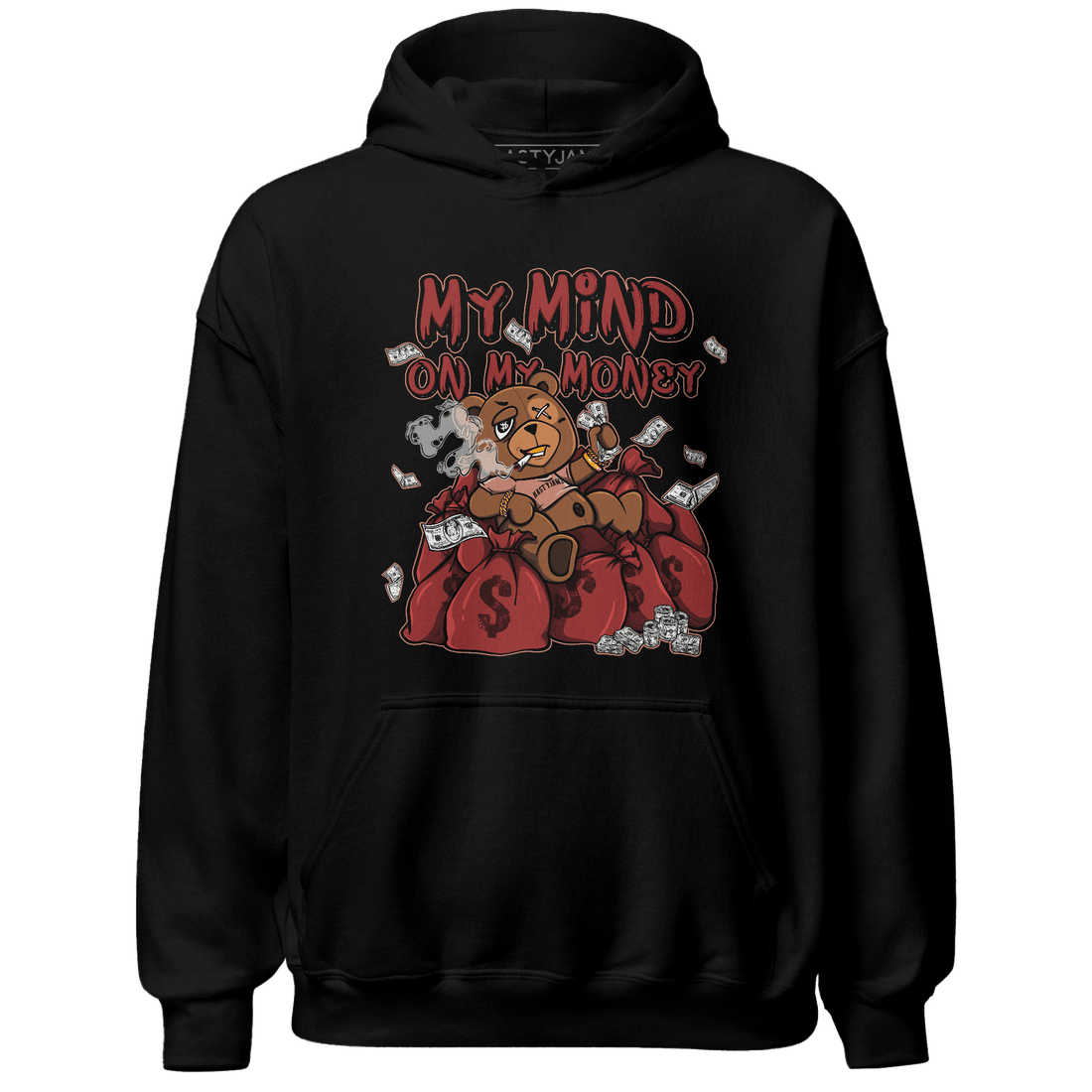 Dune Red 13s Hoodie Match My Mind On My Money BER - NastyJamz