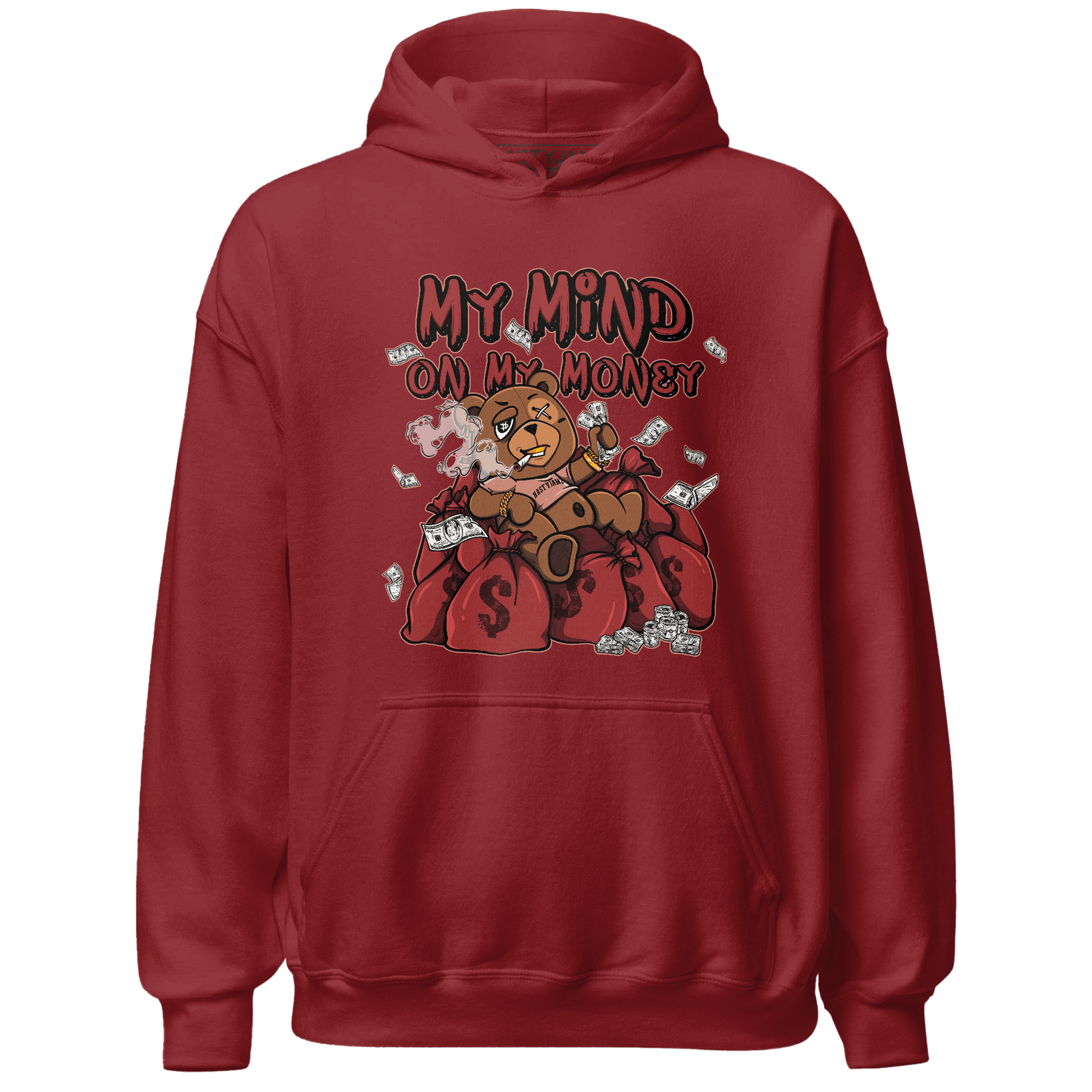 Dune Red 13s Hoodie Match My Mind On My Money BER - NastyJamz
