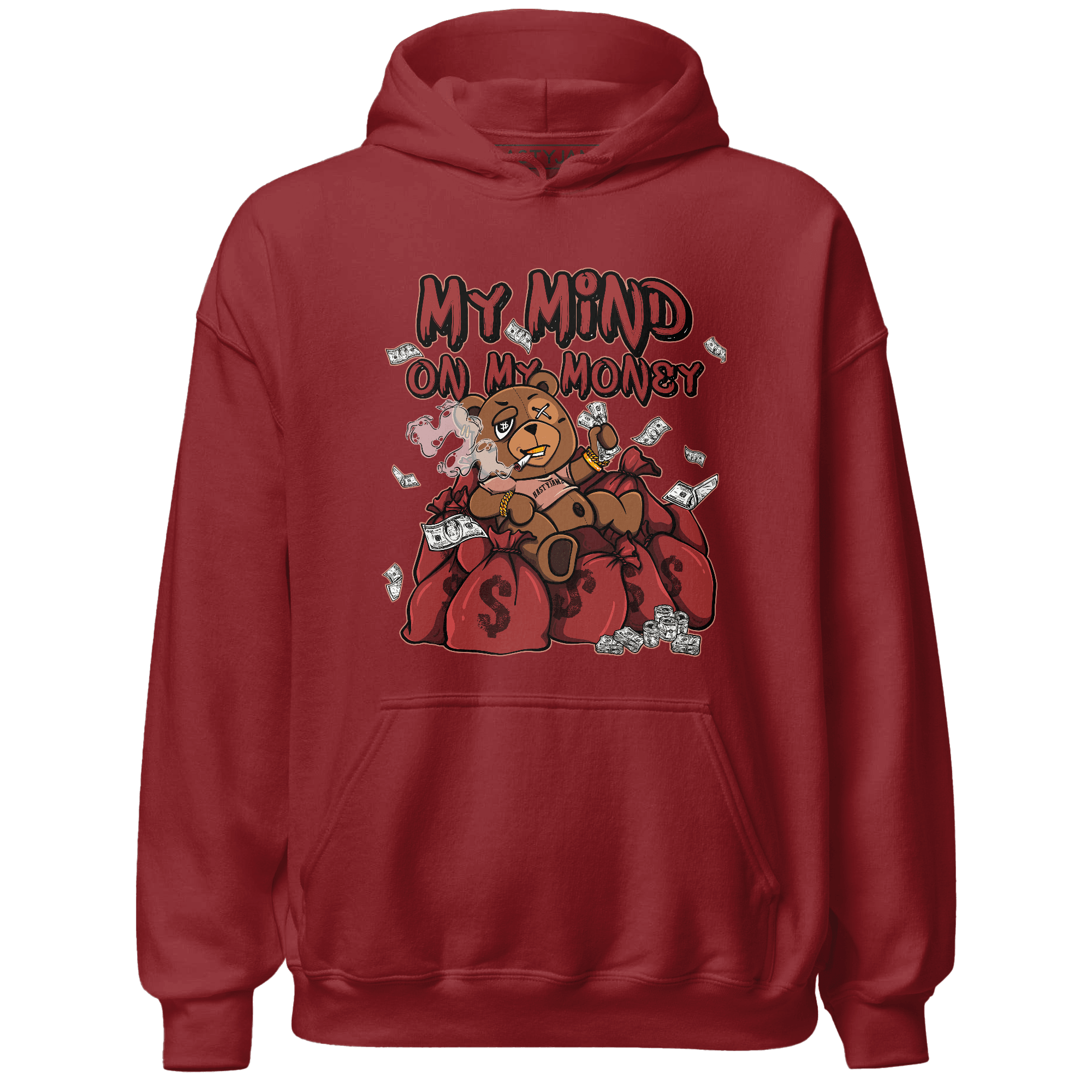 Dune Red 13s Hoodie Match My Mind On My Money BER - NastyJamz