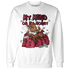 High 85 Metallic Burgundy 1s Sweatshirt Match My Mind On My Money BER - NastyJamz