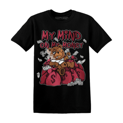 High 85 Metallic Burgundy 1s T Shirt Match My Mind On My Money BER - NastyJamz