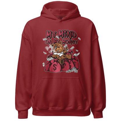 High 85 Metallic Burgundy 1s Hoodie Match My Mind On My Money BER - NastyJamz