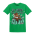 High OG Green Glow 1s T Shirt Match My Mind On My Money BER - NastyJamz