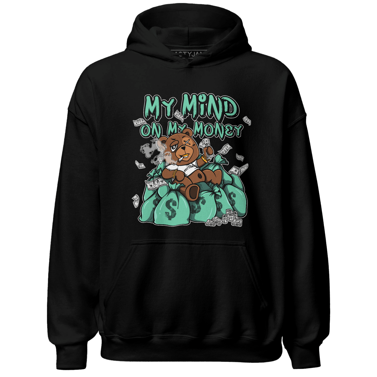 High OG Green Glow 1s Hoodie Match My Mind On My Money BER - NastyJamz